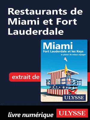 cover image of Restaurants de Miami et Fort Lauderdale